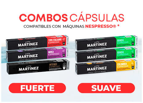 Comprar Combos Cápsulas compatibles con máquinas Nespresso