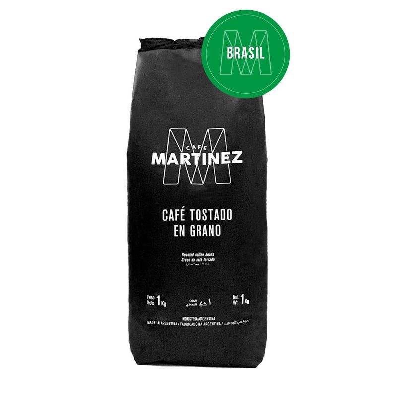 Café en grano Brasil 1kg - Café Martínez