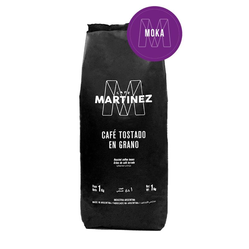 Café en grano Moka 1kg - Café Martínez