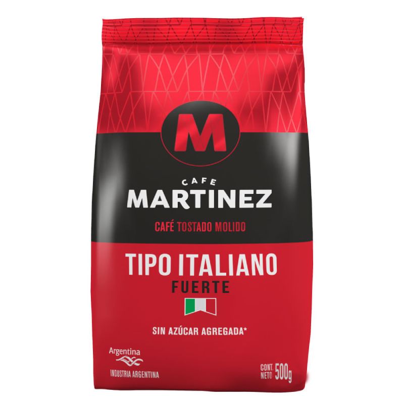 Café en grano Tipo Italiano 1kg - Café Martínez