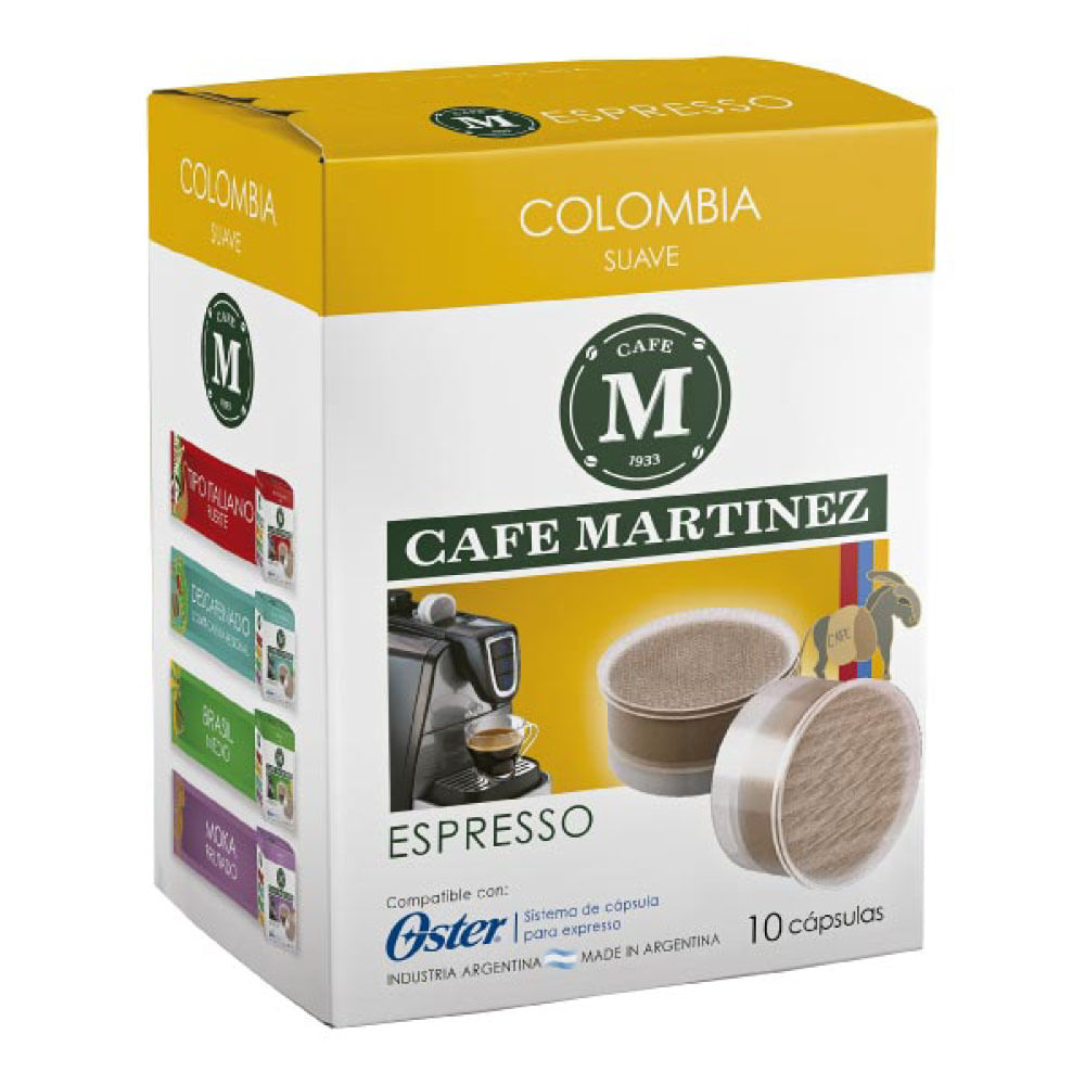Cápsulas 1933 Intenso Espresso x10u - Café Martínez
