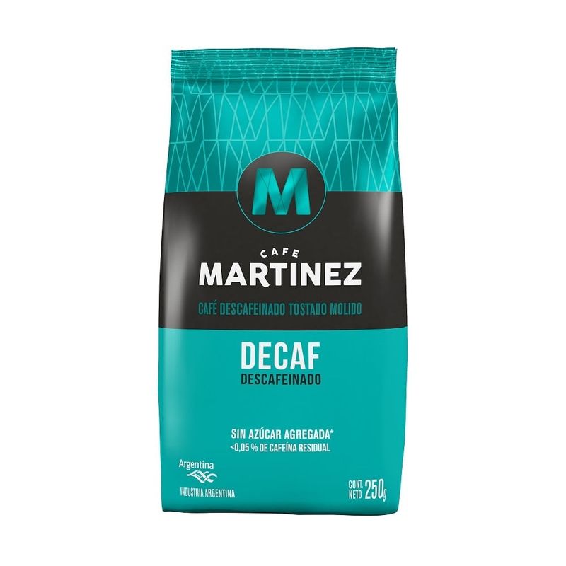 Café Molido Descafeinado 250g Café Martínez 