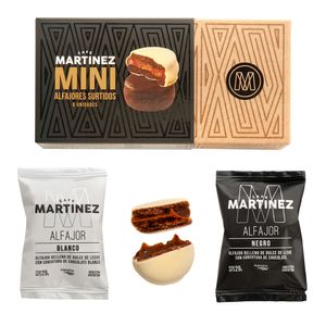 Mini alfajores surtidos x8