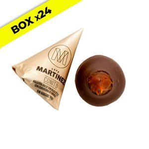 Box conitos negros de dulce de leche x 24