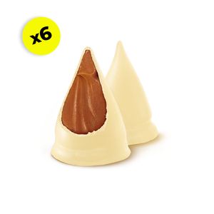 Caja conitos blancos x6
