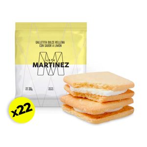 Galletitas rellenas de limón x22