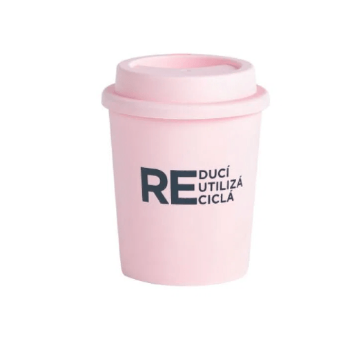 Taza Térmica Tyeso rosa 400ml - Café Martínez