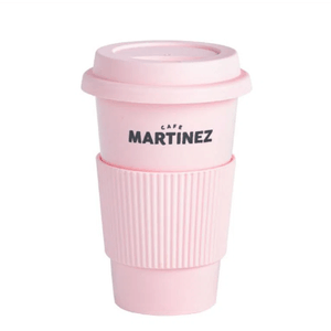 Vaso Térmico Café Martínez ROSA Reutilizable 350cc