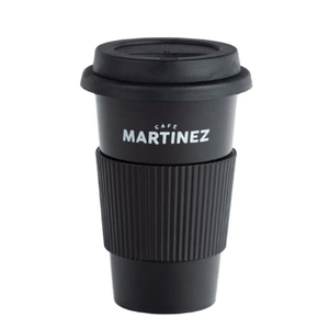 Vaso Térmico Café Martínez Reutilizable NEGRO 350cc