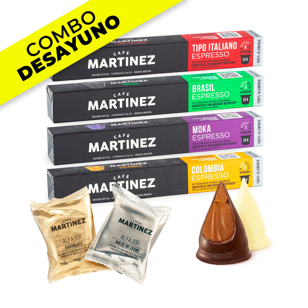 Cápsulas ESPRESSO compatibles con Dolce Gusto - Café Martínez