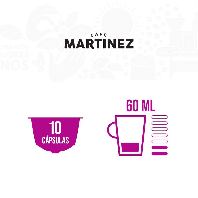 Cápsulas ESPRESSO compatibles con Dolce Gusto - Café Martínez