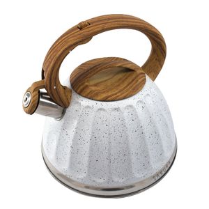 Pava Silbadora Blanca Sakura Vicalina Acero Inoxidable 3.2 L