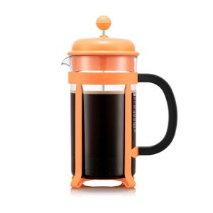 Cafetera Prensa Francesa Bodum Java 8 pocillos naranja