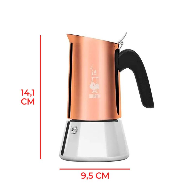 Cafetera Italiana Moka Rosa de 3T #V701-3 – Gnali&Zani – La Cuisine Perú