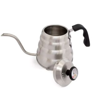 Pava Barista Cuello de Cisne de Acero Con Termómetro 1.2 L