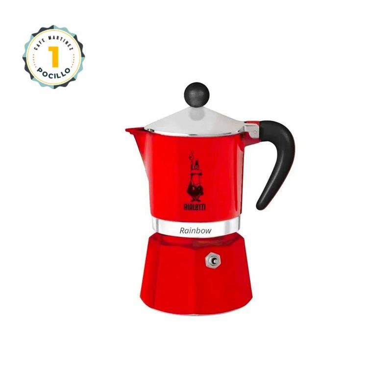 CATEFERA ITALIANA 1 TAZA ROJO GENERICO