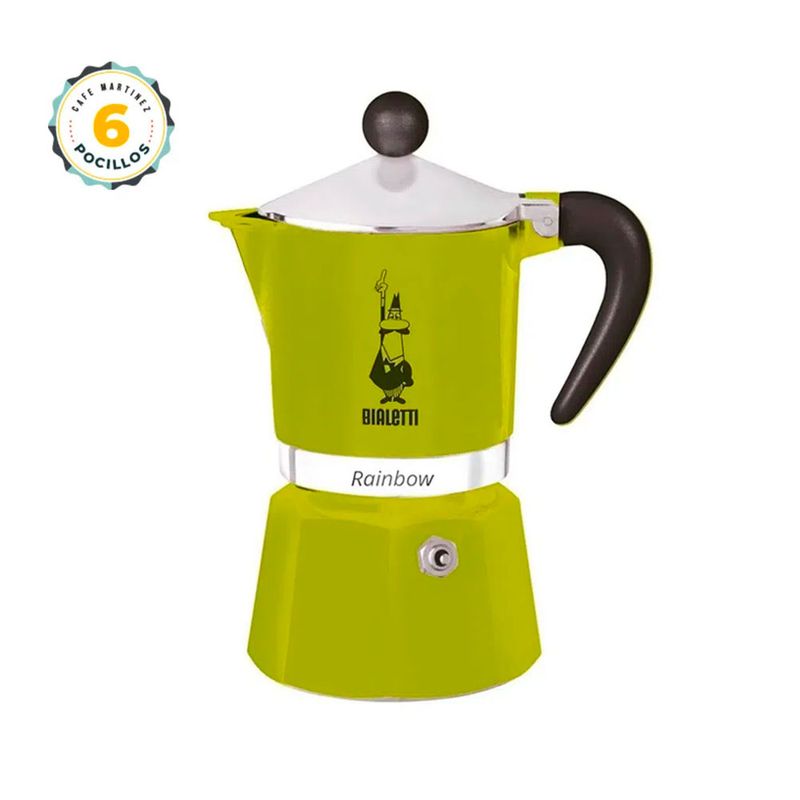 Cafetera Italiana Bialetti Moka (Tamaños disponibles: 4 y 6 tazas) - Cafés  la Brasileña