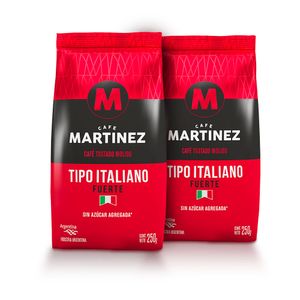 Combo Café Molido Tipo Italiano 250g x2 packs