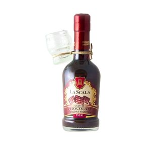 Licor La Scala sabor Chocolate x250ml con vasito de Regalo