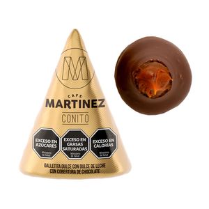 Conito Negro Relleno de Dulce de Leche x 1u