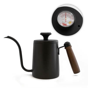 Pava Barista Para Café Acero Black + Termómetro 0.6 L