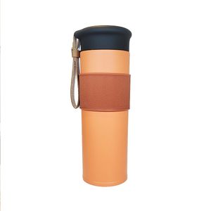 Termo + Infusor Fanson Naranja 450ml