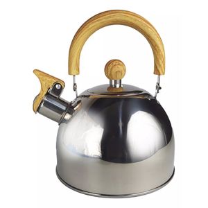 Pava Silbadora Hudson Acero Inoxidable Marrón  1.5 Litros