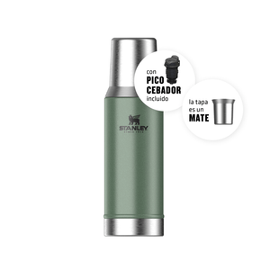 Termo Mate System Stanley Classic 800 Ml - Verde