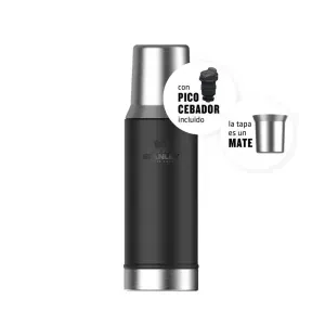 Termo Mate System Stanley Classic 800 Ml - Negro