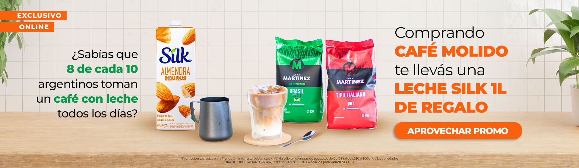 Promo Molido + Leche de regalo